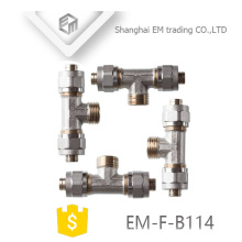 EM-F-B114 AL-PEX-AL 3-Wege-Messing-T-Stück